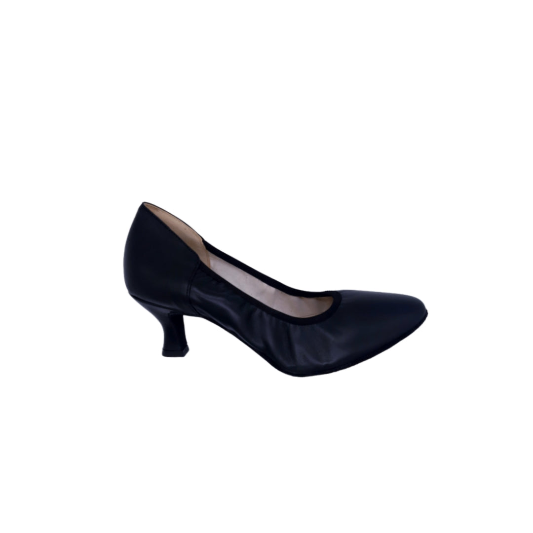 Scarpa décolleté nere con elastico