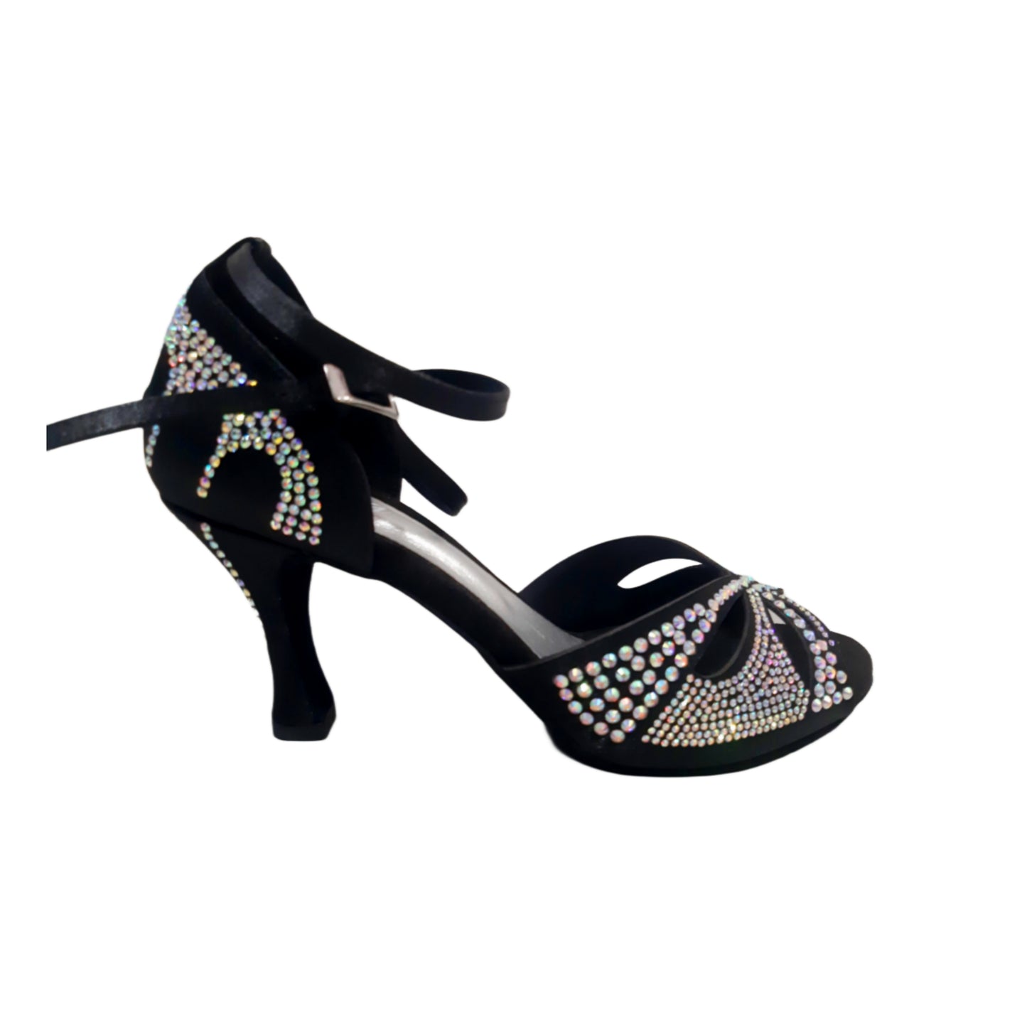 Scarpa donna aperta Butterfly Nero